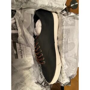 Seavees Hermosa Sneaker Wintertide Black Oil Rugged Leather 9.5